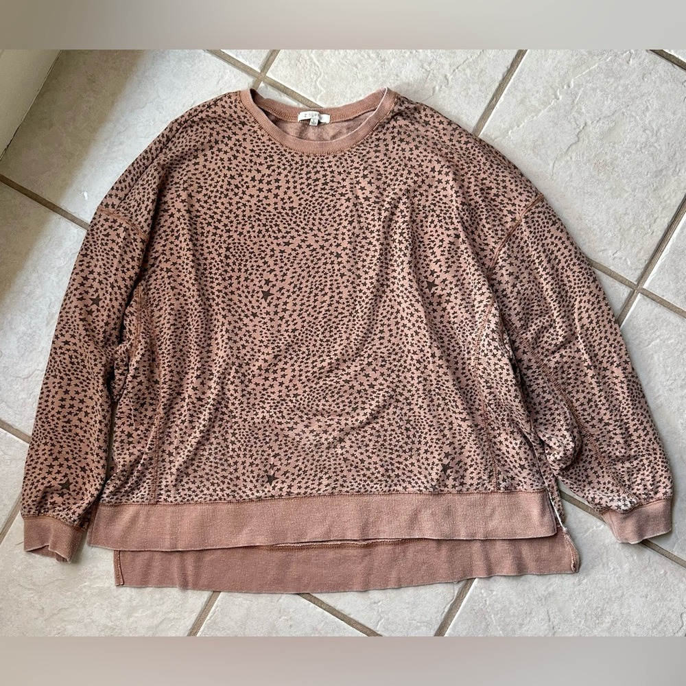 Z Supply Brown Star Sweater